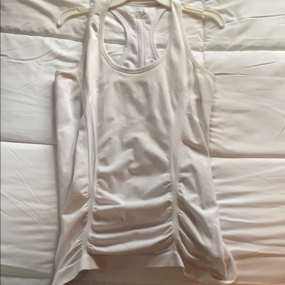 Athleta White Tank size M